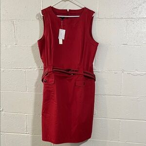 Talbot’s Red Sleeveless Dress NWT